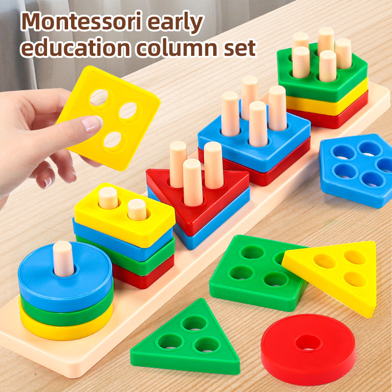 Montessori Wooden Tool Box Set