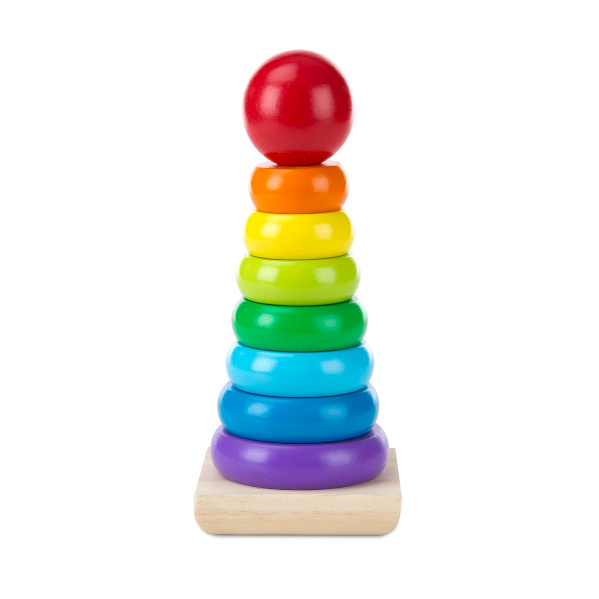 Rainbow Wooden Stacker Toy