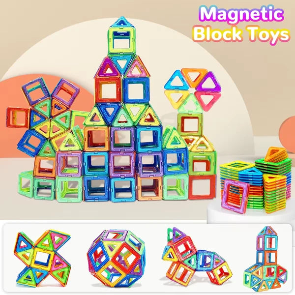 Magnetic Building Blocks STEM Construction Toy Set