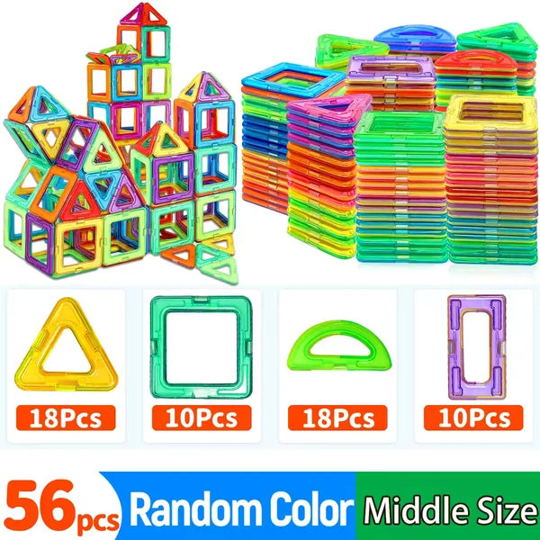 Magnetic Building Blocks STEM Construction Toy Set